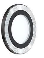 Devia Gemstone Lens Cover (iPhone 12/12 mini) - Hvit