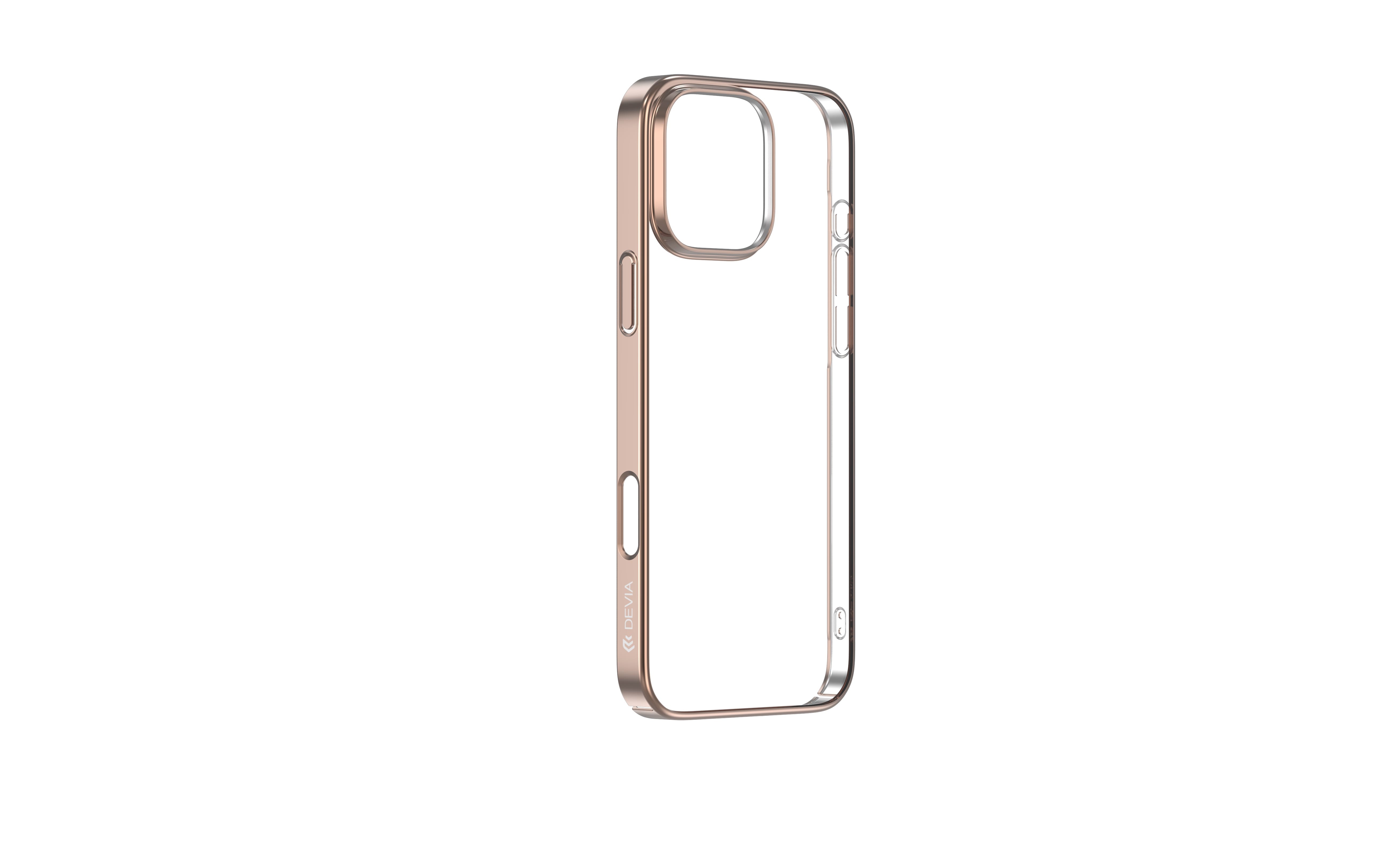 Devia Glimmer-deksel (iPhone 16 Pro) - Rose gull