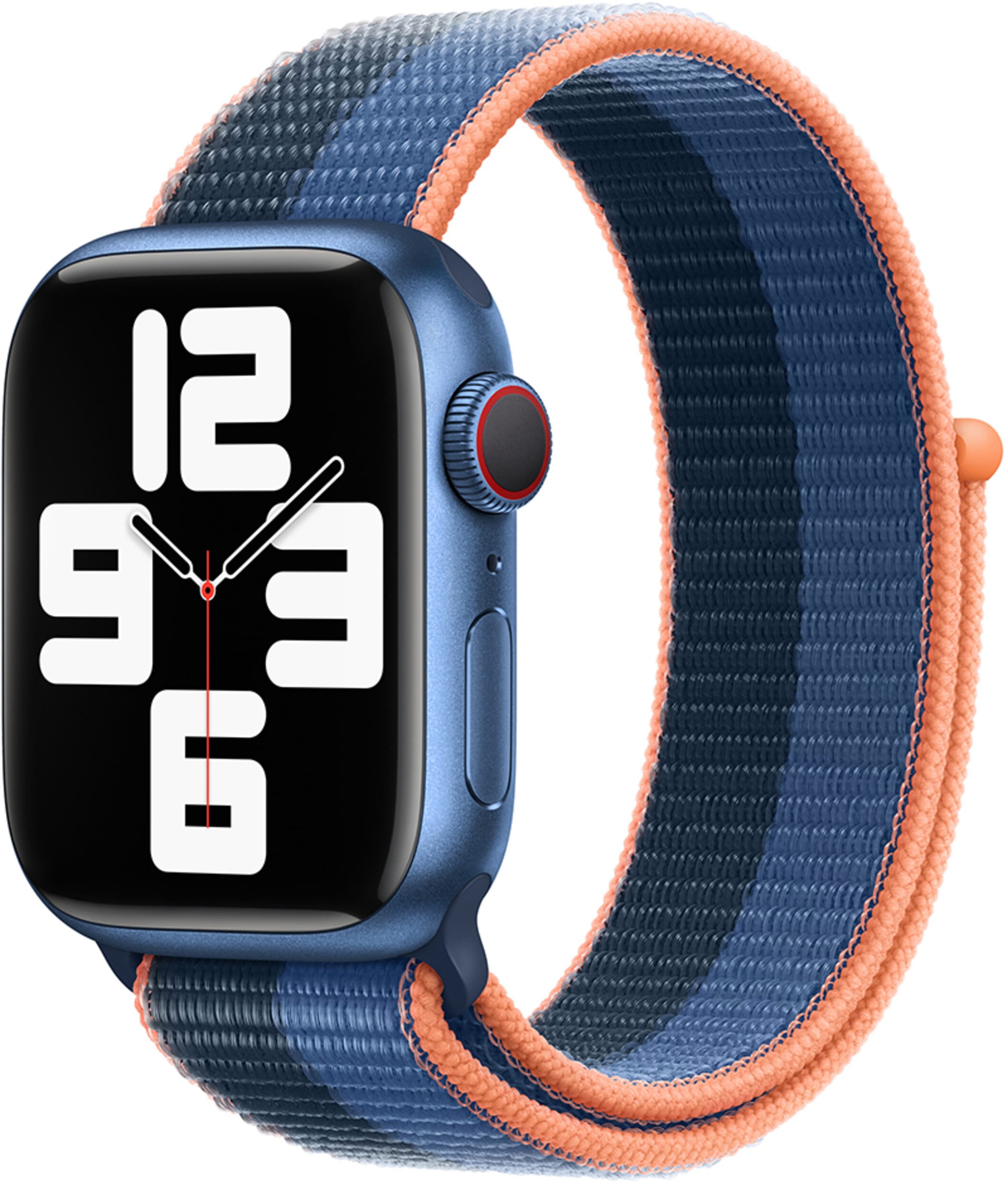 Devia Nylon Two-Tone Braided (Watch 42/41/40/38mm) - Mørk blå/blå