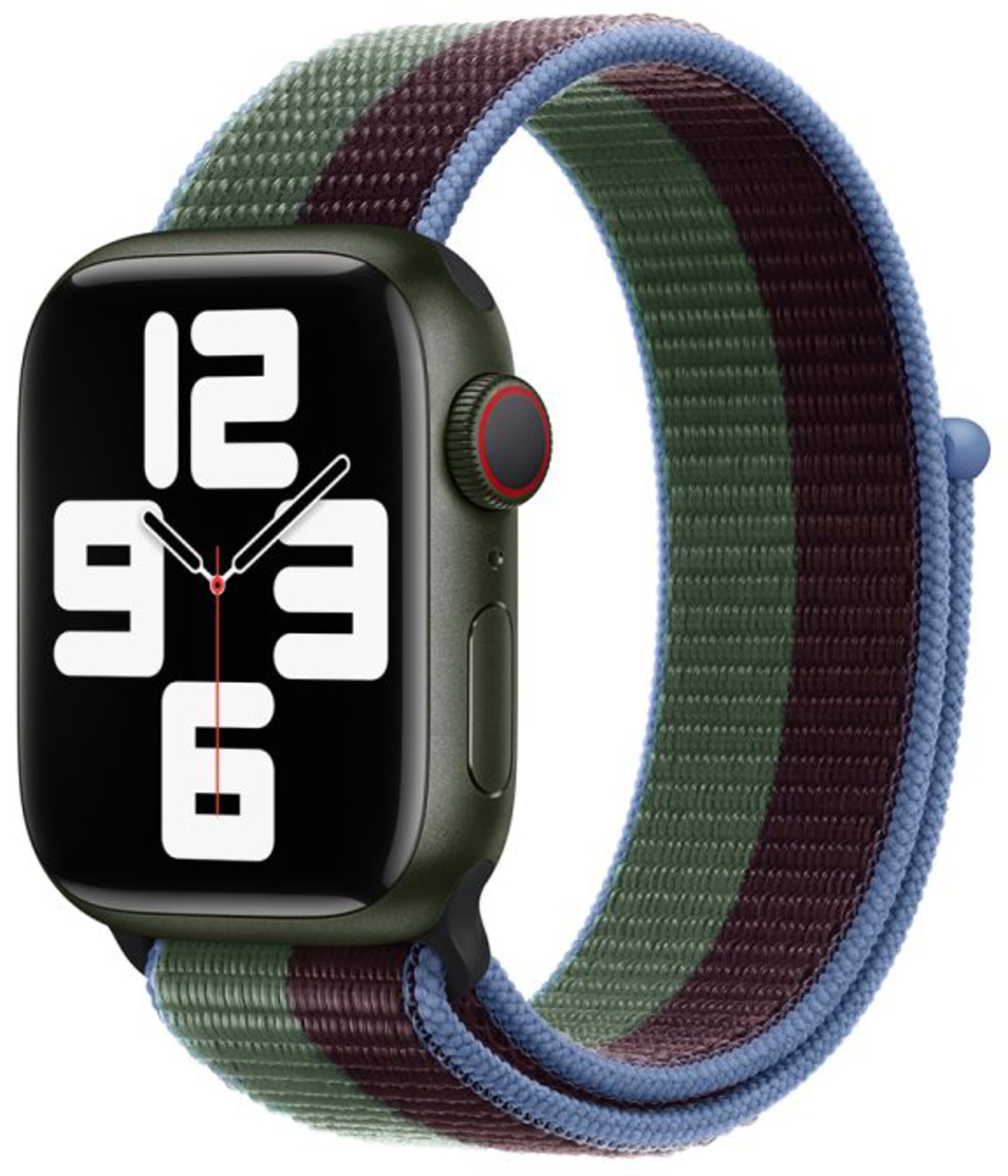 Devia Nylon Two-Tone Braided (Watch 49/46/45/44/42mm) - Grön/svart