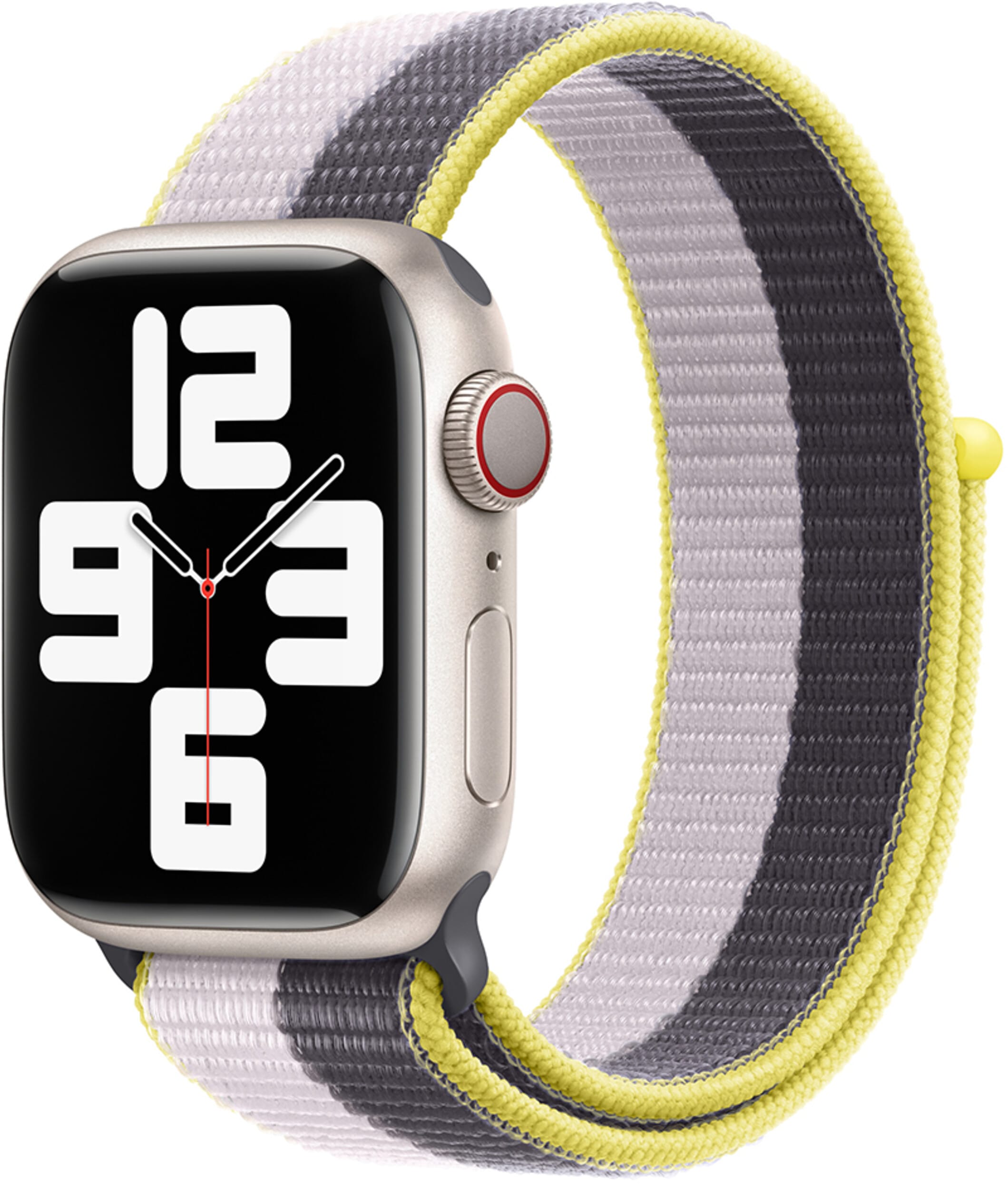 Devia Nylon Two-Tone Braided (Watch 49/46/45/44/42mm) - Hvit/grå