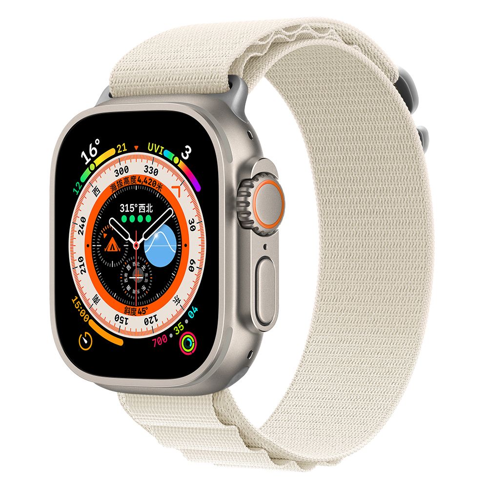 Devia Nylon Woven (Watch 49/46/45/44/42mm) - Creme
