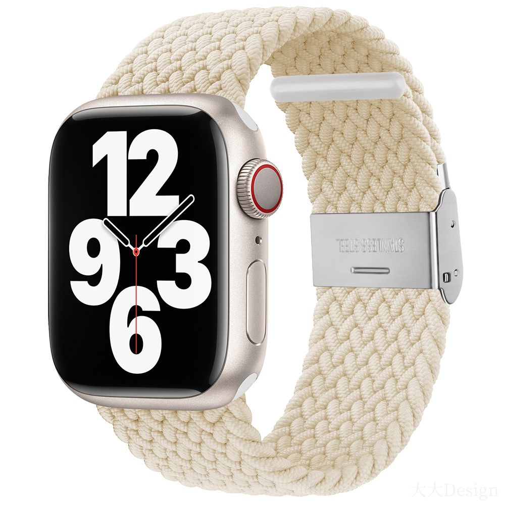 Devia Sport4 Nylon Braided Loop (Watch 42/41/40/38mm) - White Starlight