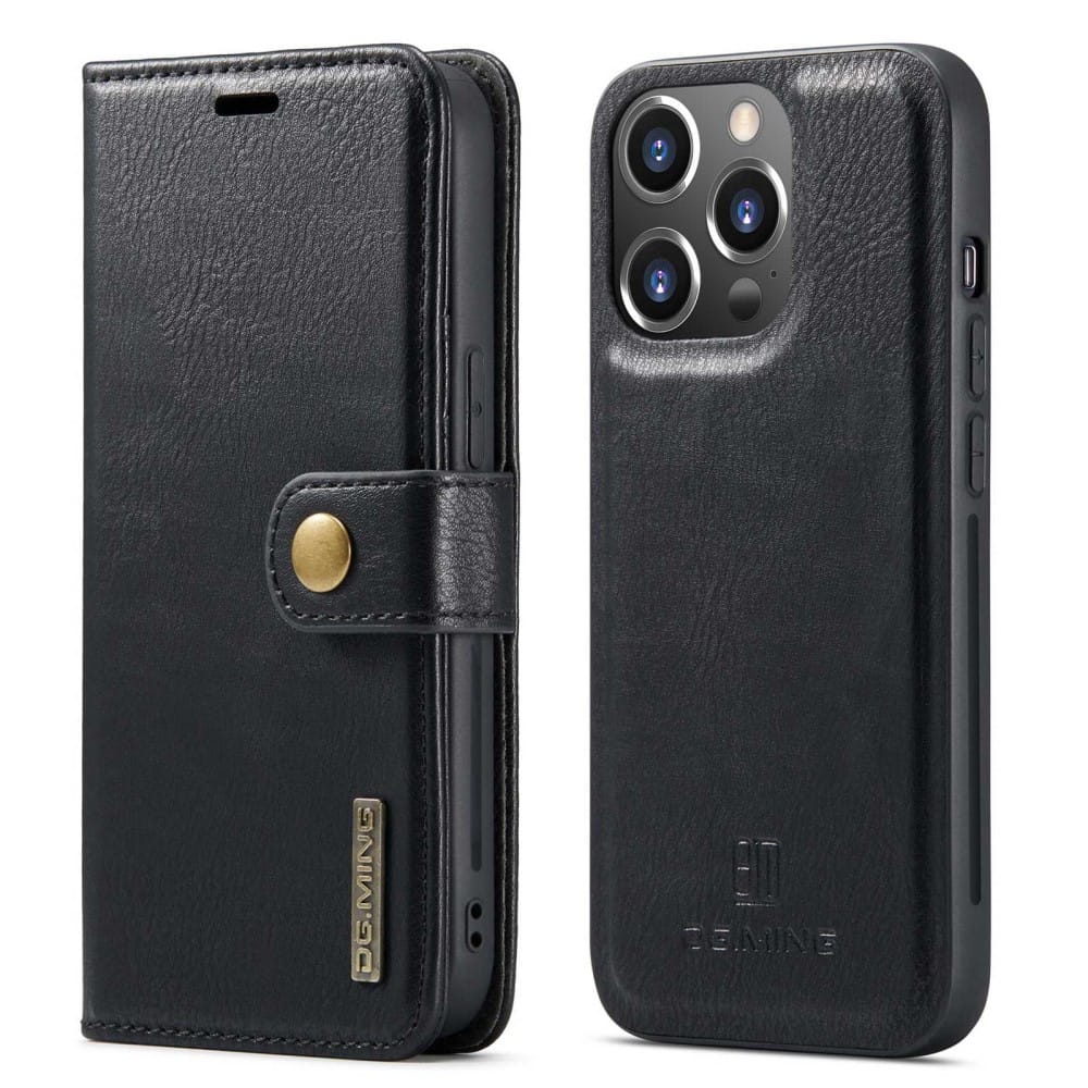 DG Ming avtakbar lommebok (iPhone 14) - Brun