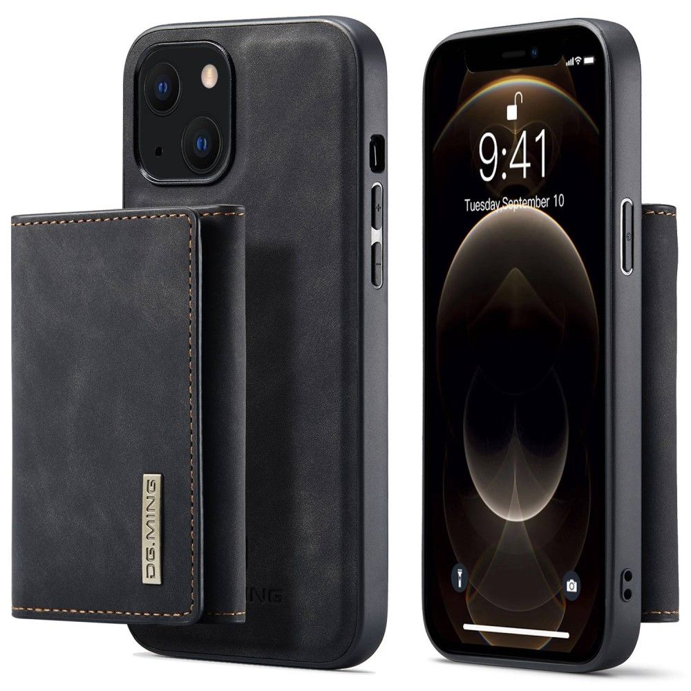 DG Ming M1 2-i-1 lommebok (iPhone 14) - Svart