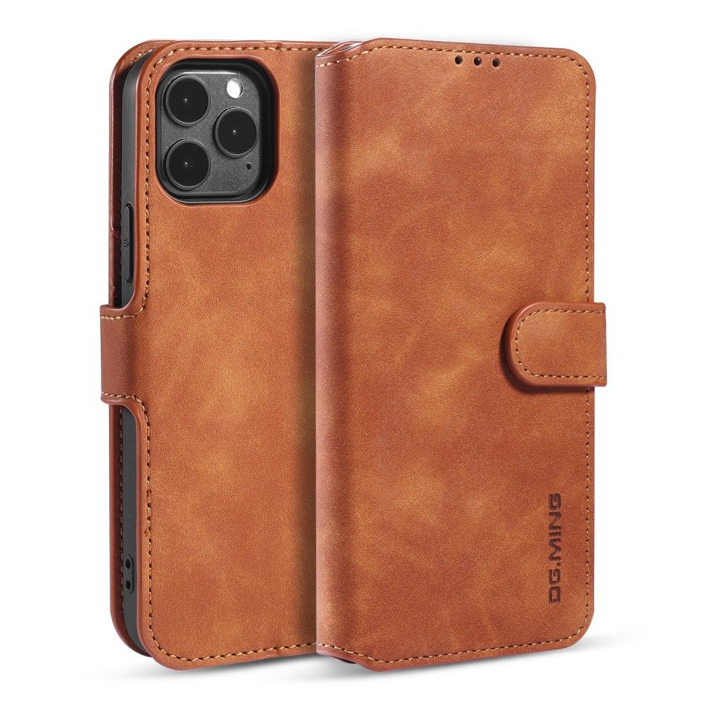 DG Ming Retro Wallet (iPhone 12/12 Pro) - Brun