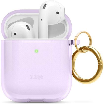 Elago AirPods Clear TPU Case (AirPods 1/2) - Lilla