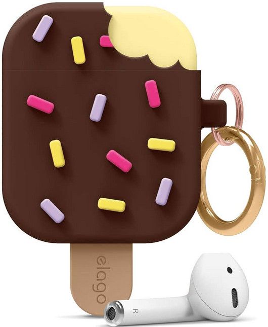 Elago AirPods Ice Cream Hang Case (AirPods 1/2) - Brun