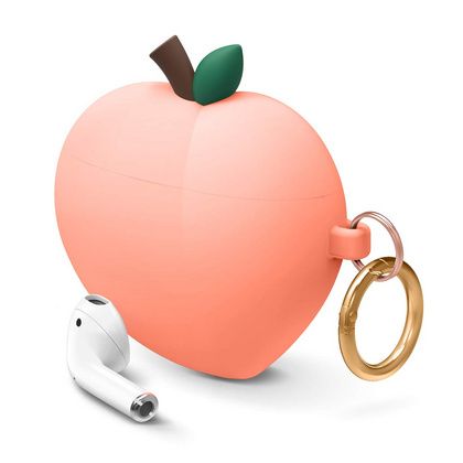 Elago AirPods Peach Hang Case (Apple AirPods 1/2) - Orange