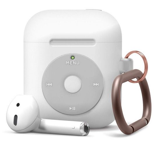Elago AirPods Retro AW6 Hang Case for AirPods Case - Hvit