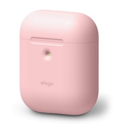 Elago AirPods Silikon Futteral for AirPods Futteral - Ljusrosa