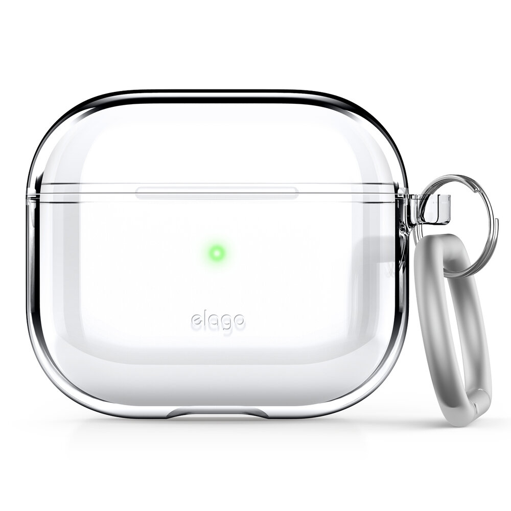 elago - Eske for ladeboks for tådløse ørepropper - harpiks - gjennomsiktig - for Apple AirPods (3. generasjon)