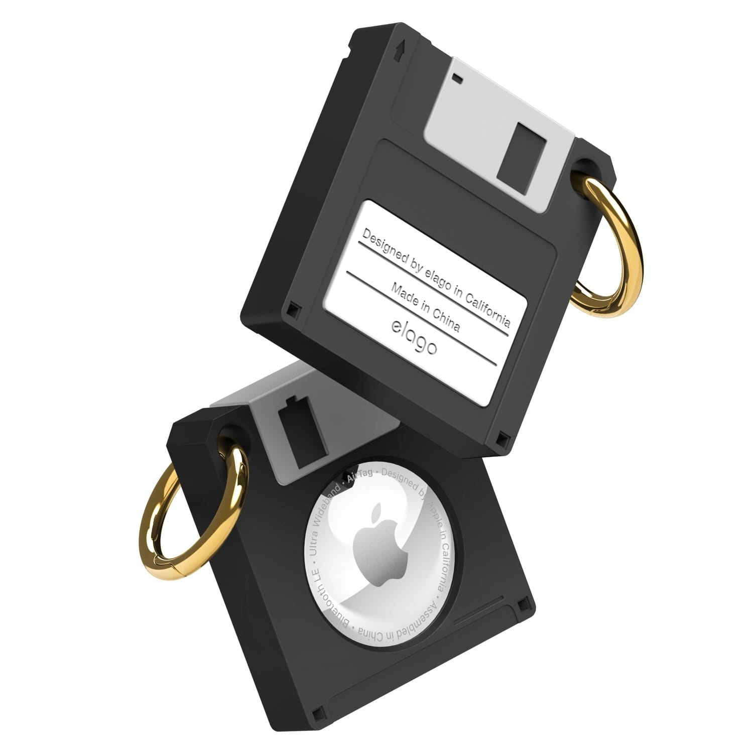 Elago Floppy Disk Case (AirTag) - Svart