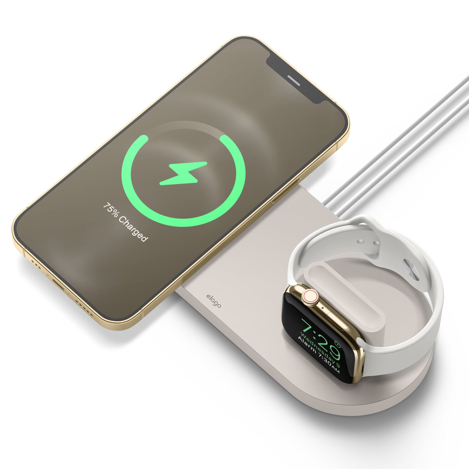 Elago MagSafe Hub Duo Watch - Krem