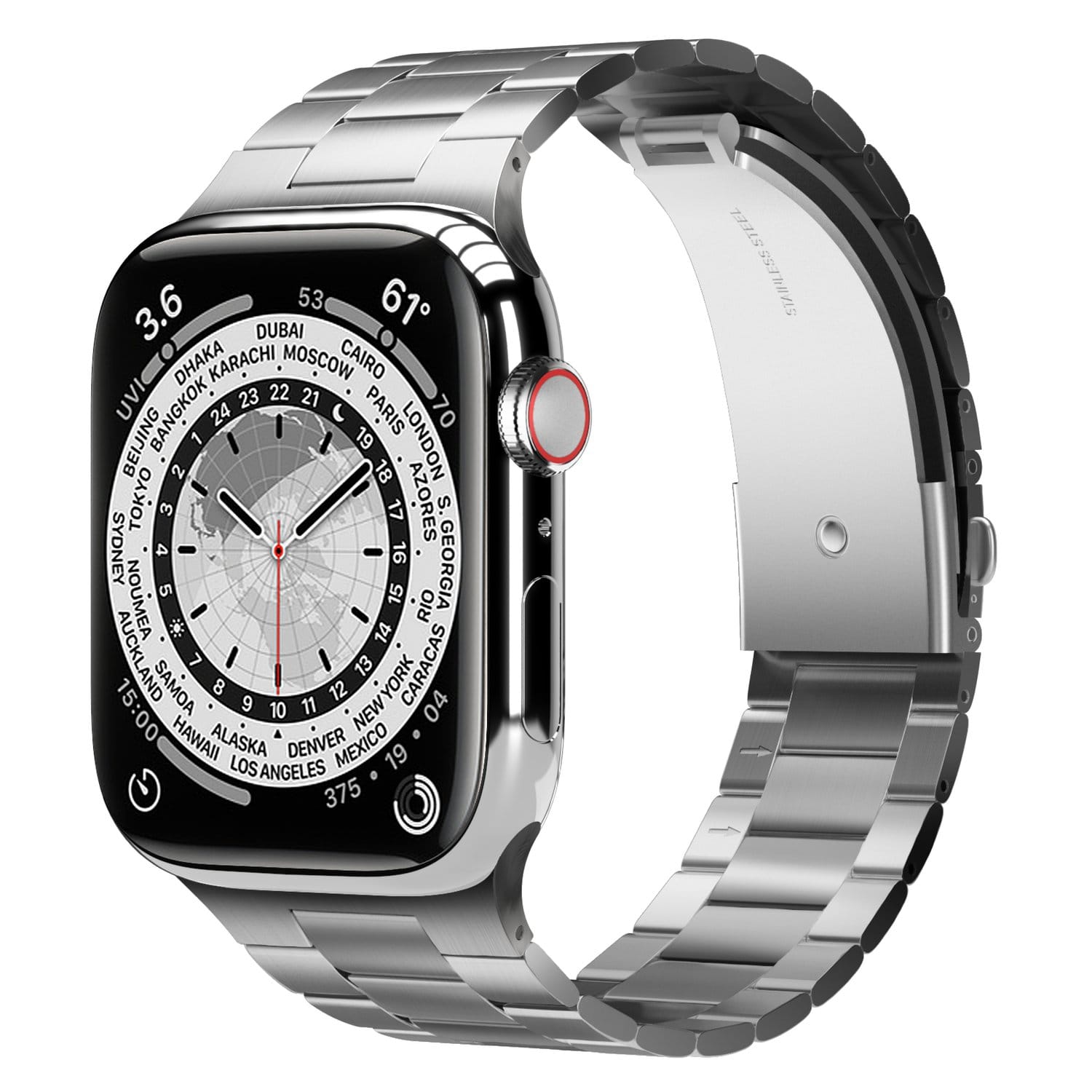 Elago Metal Band (Watch 49/46/45/44/42mm) - armbånd i metall - Sølv