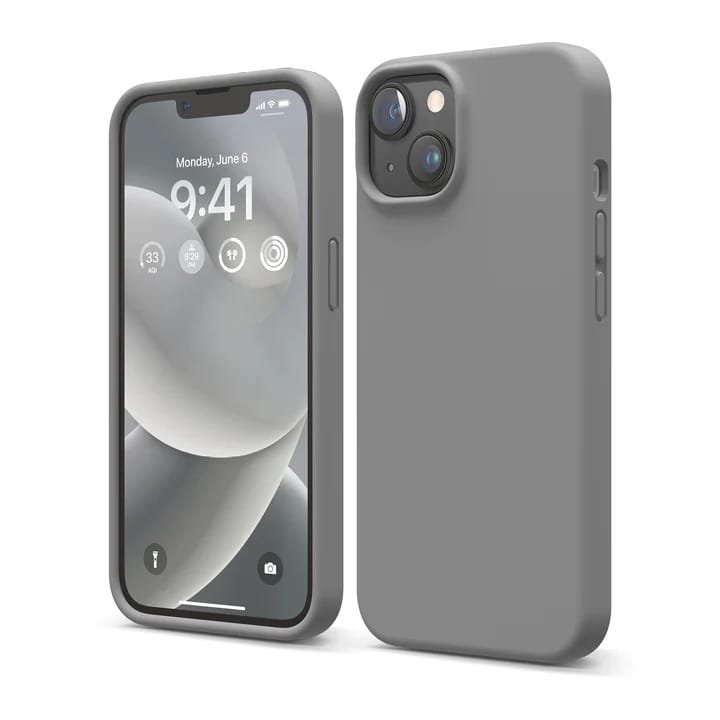 Elago silikondeksel (iPhone 14 Plus) - Mørk grå