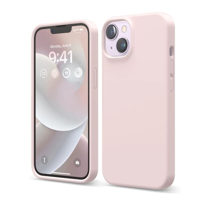 Elago silikondeksel (iPhone 14 Plus) - Lyserosa