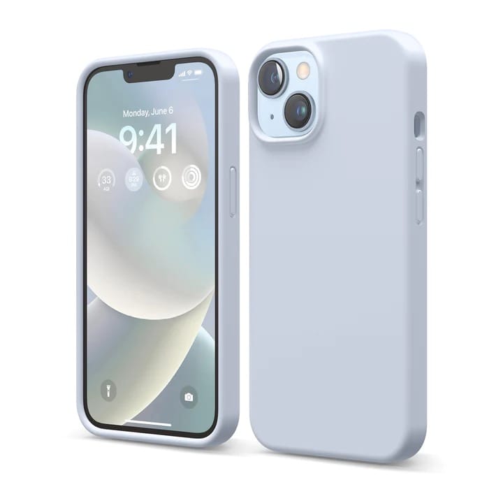Elago silikondeksel (iPhone 14 Plus) - Lyse blå