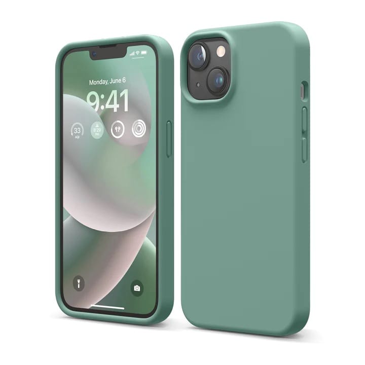 Elago silikondeksel (iPhone 14 Pro Max) - Mossgrön