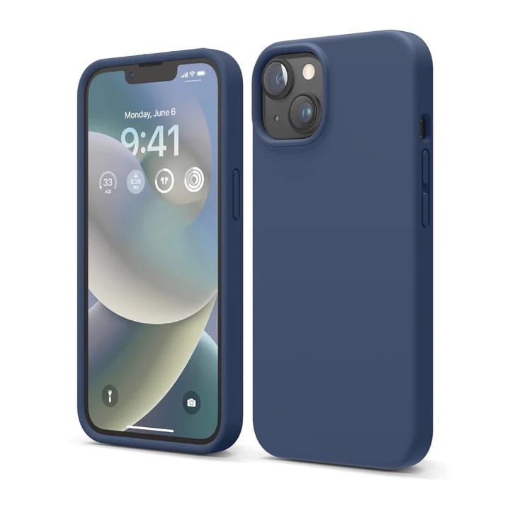 Elago silikondeksel (iPhone 14 Pro Max) - Mørke blå