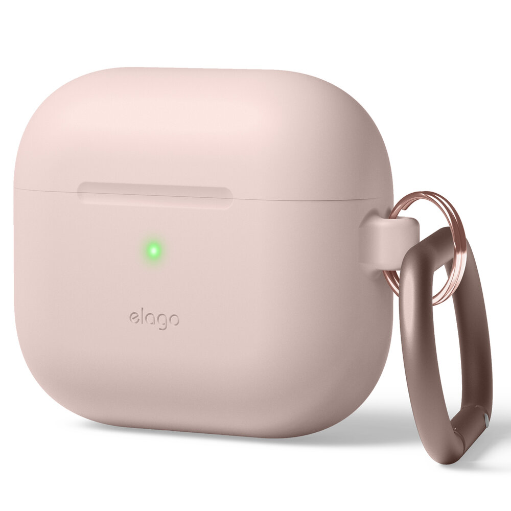 Elago AirPod 3 Hang Silicon Case Sand Pink