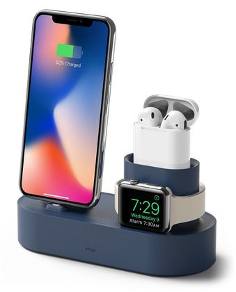 Elago Trio Charging Stand - Blå