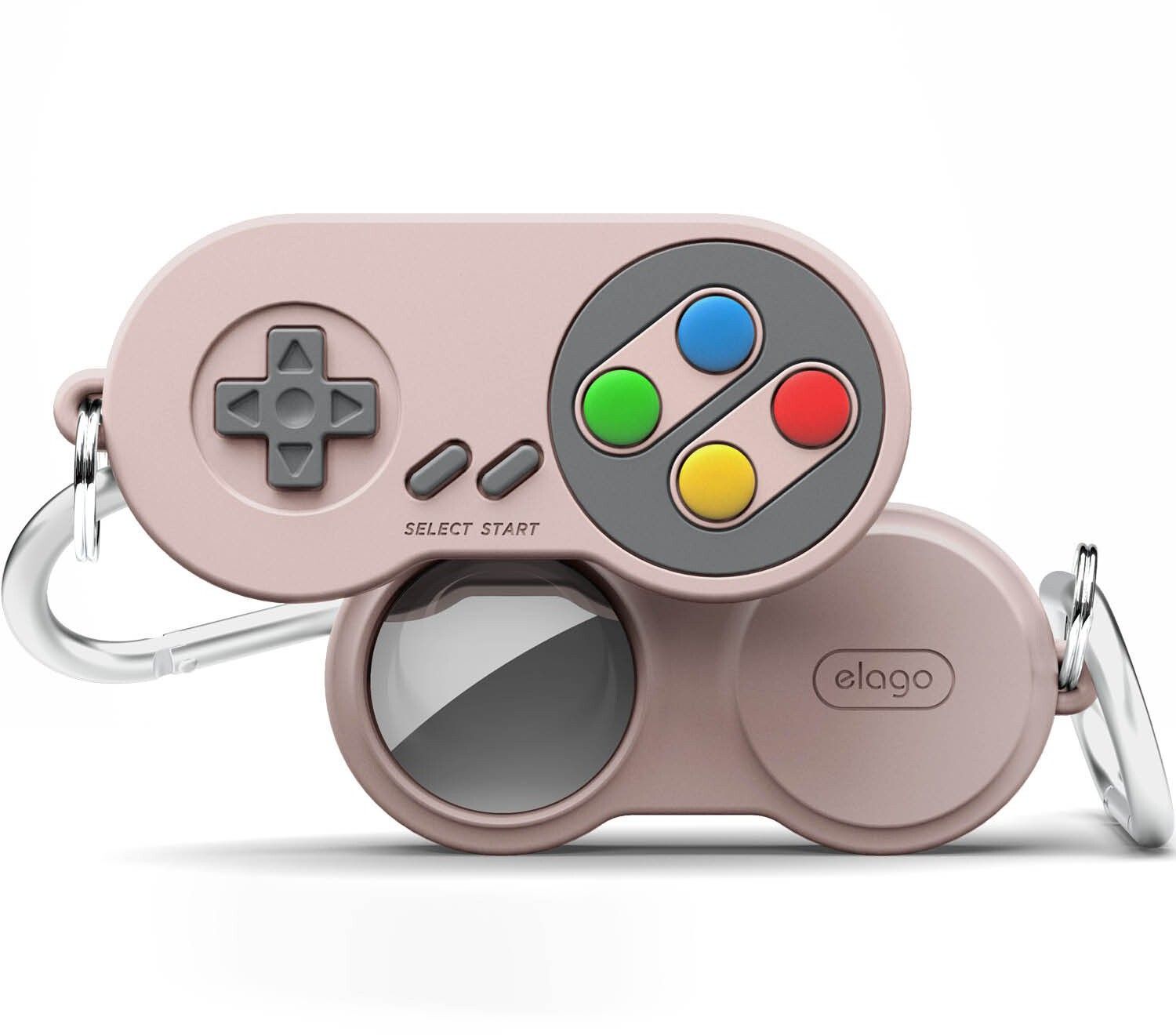Elago W5 AirTag etui med nøkkelring - Rosa