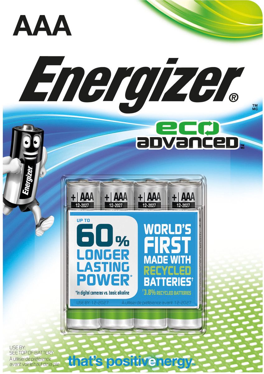 Energizer Eco Advanced AAA/LR03 4-pack