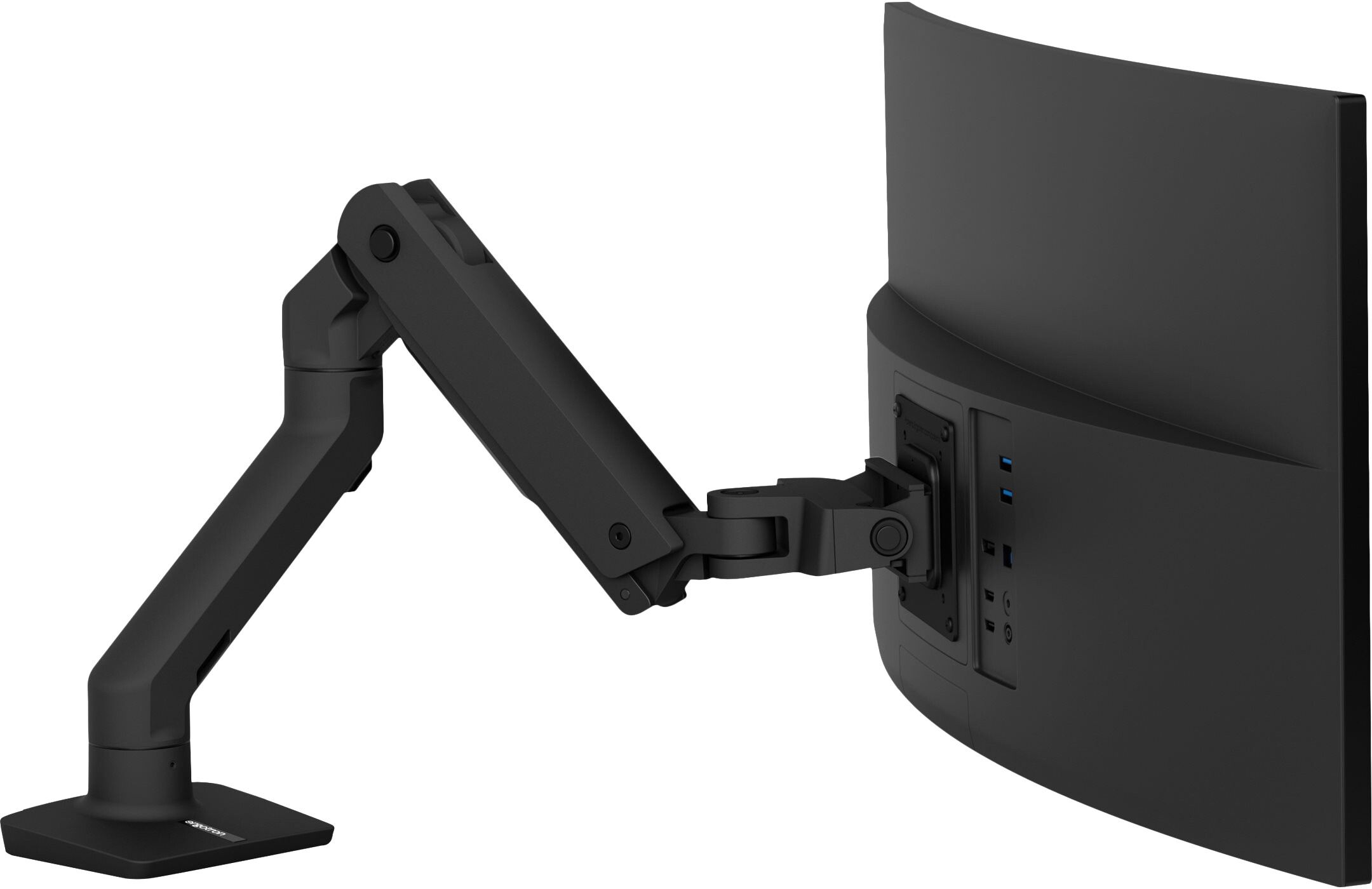 Ergotron HX Monitorarm for bordmontering - Svart