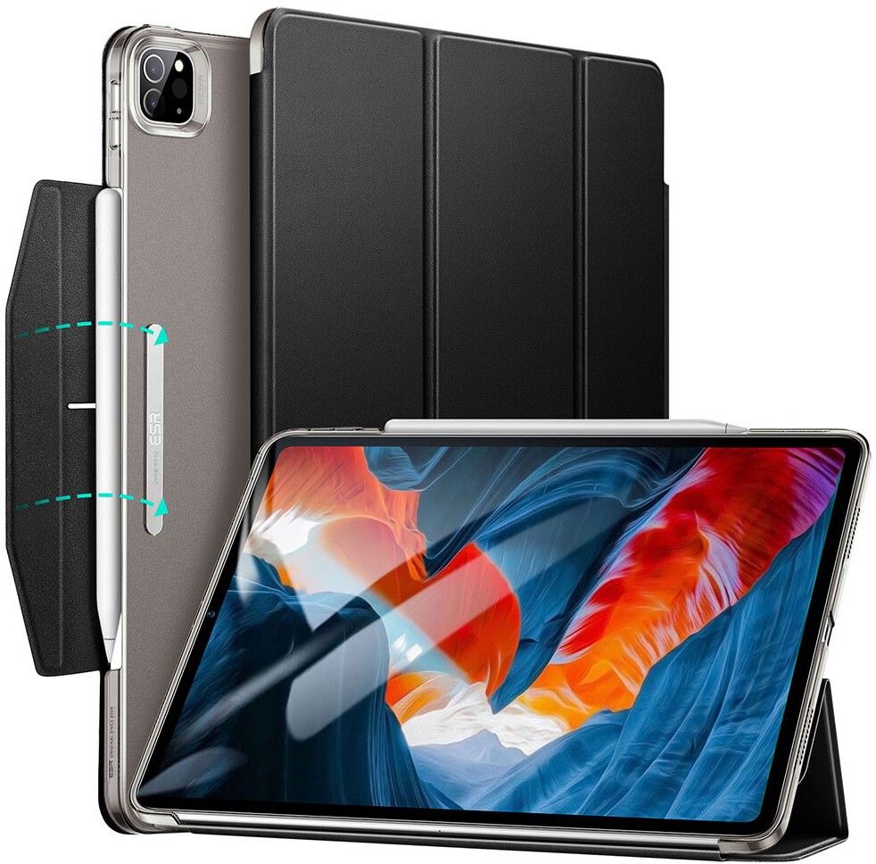 ESR Ascend Trifold-deksel (iPad Pro 12,9 (2021)) - Svart