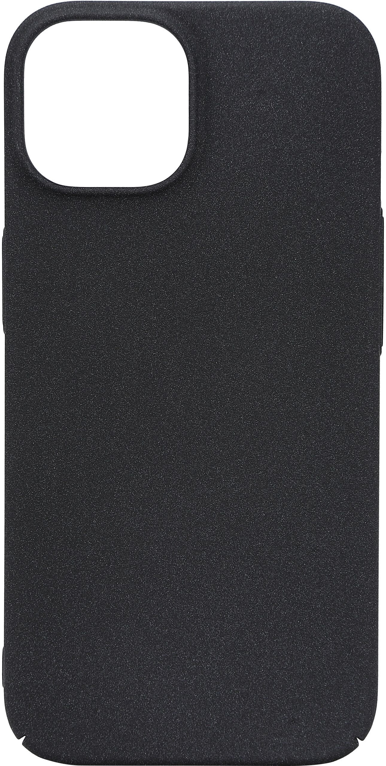 Essentials iPhone 15 Sand Bursted Back Cover - Black
