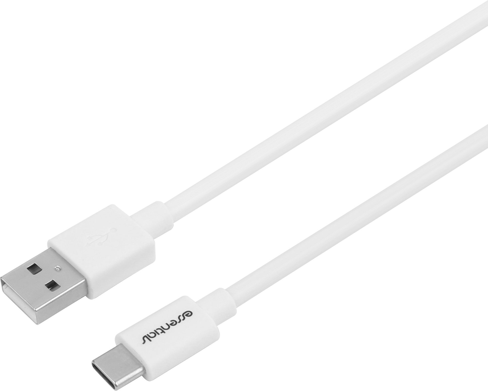 Essentials USB-A til USB-C-kabel - Hvit 1 meter