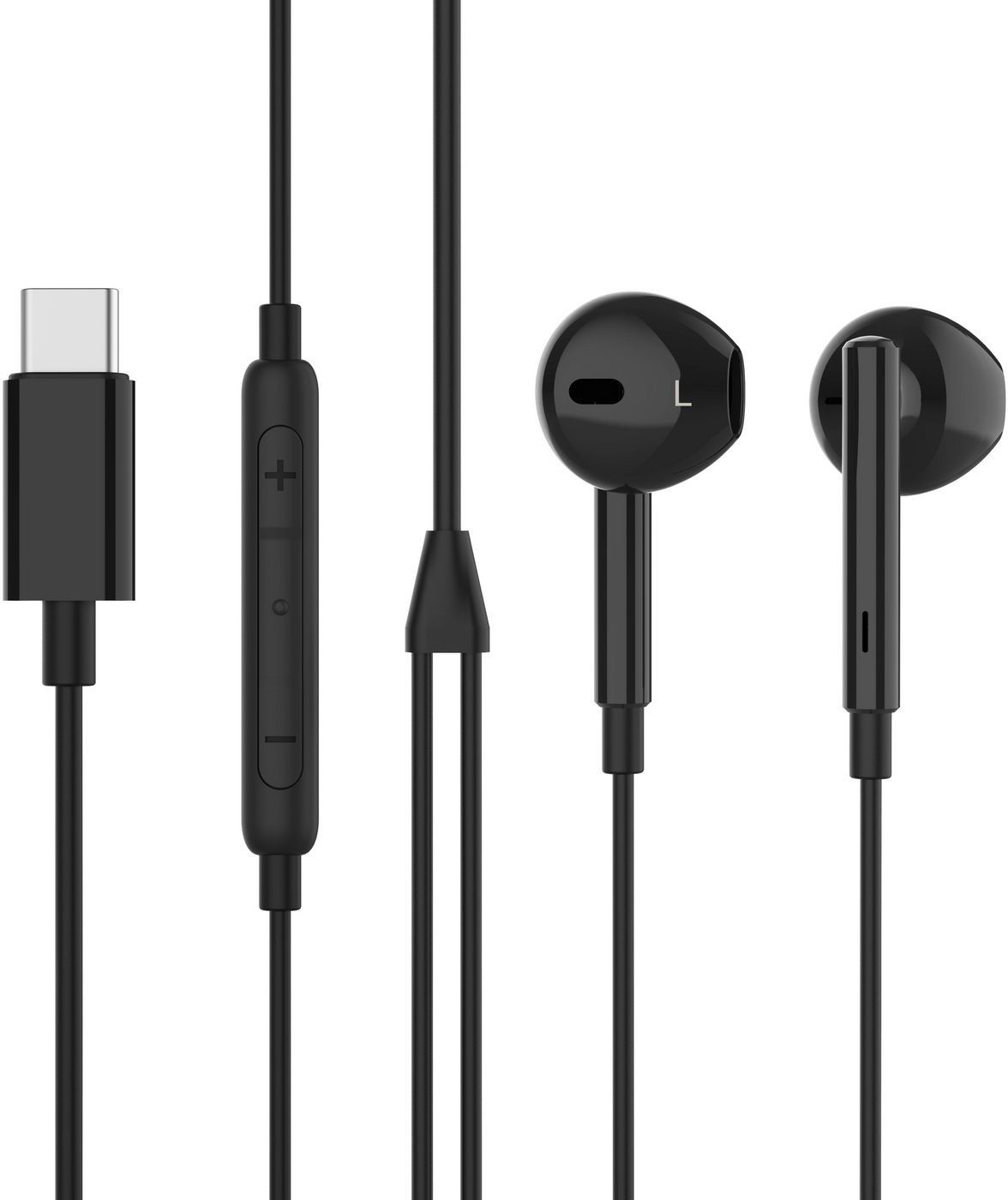 eStuff In-ear-hodetelefoner med USB-C