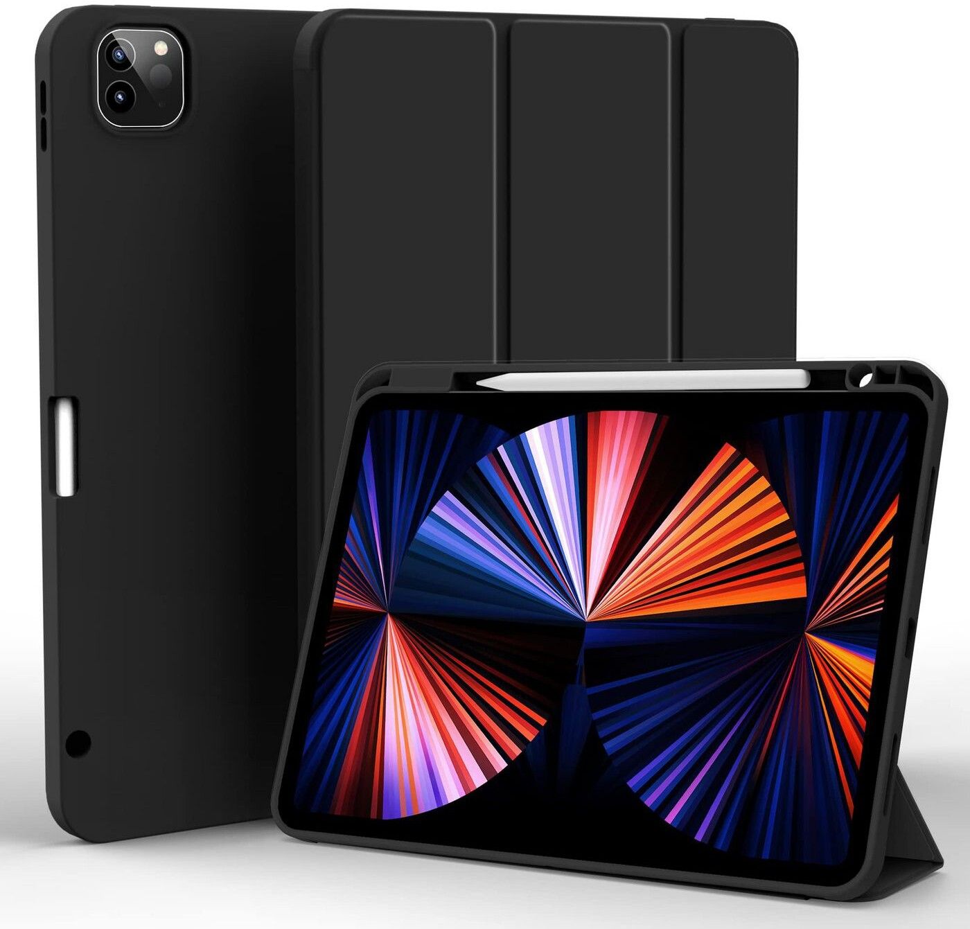 eStuff Miami blyantveske (iPad Pro 11 (2021-2022)) - Svart