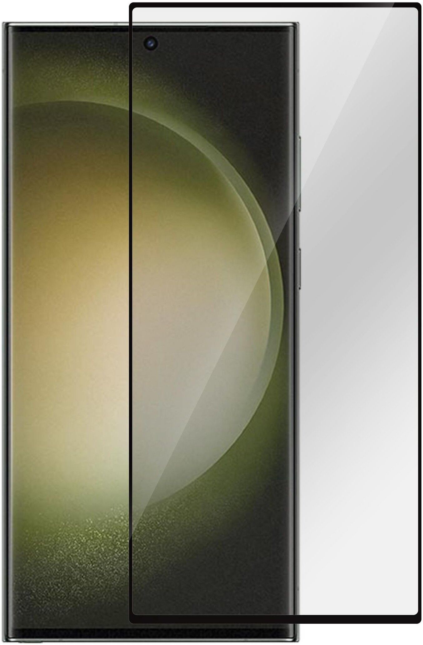 eStuff skjermbeskytter buet kant (Galaxy S23 Ultra)