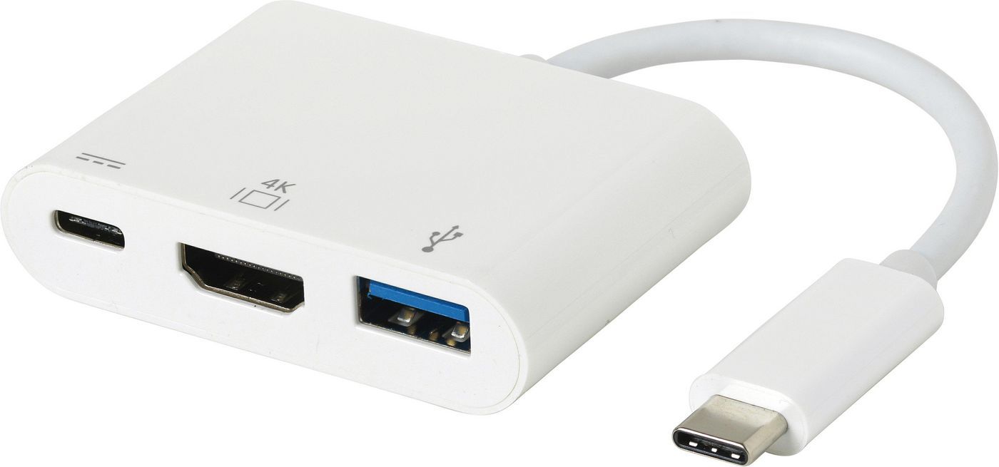 eStuff USB-C til AV multiportadapter