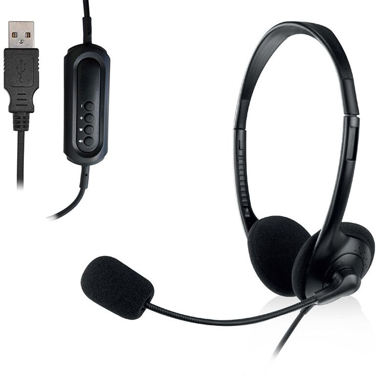 Ewent EW3568 Headset med mikrofon