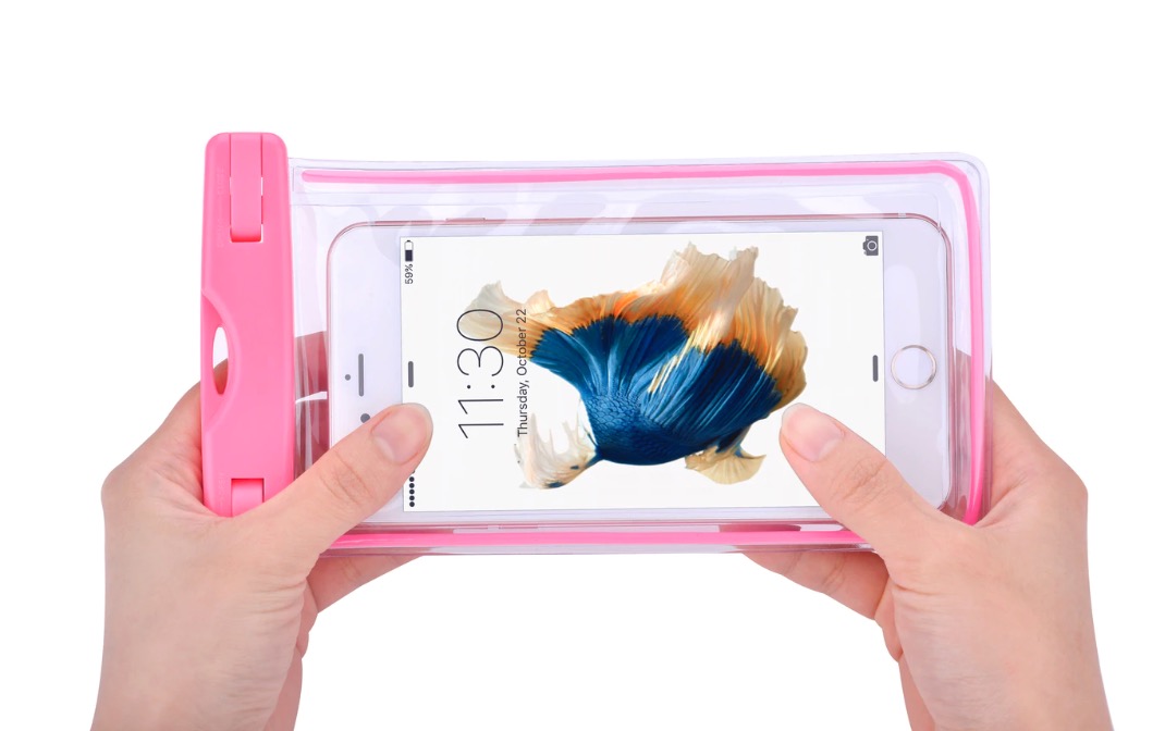Devia Fluorescence Waterproof Case (iPhone Max/Plus) - Rosa