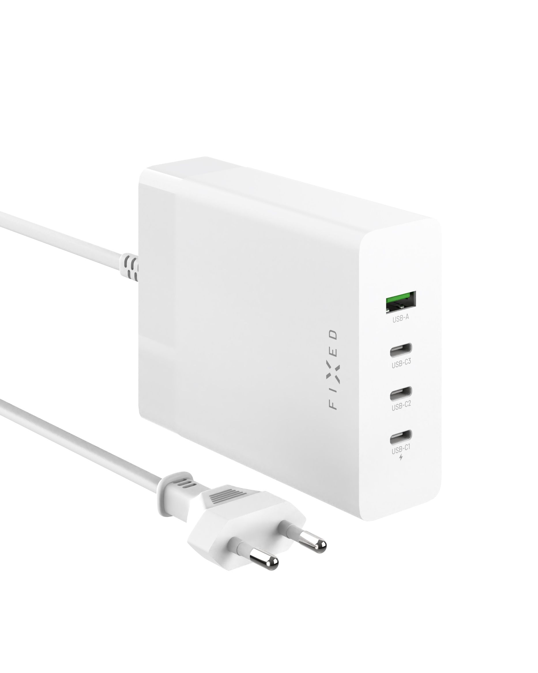 Fixed GaN bordlader 200W 3xUSB-C/USB-A
