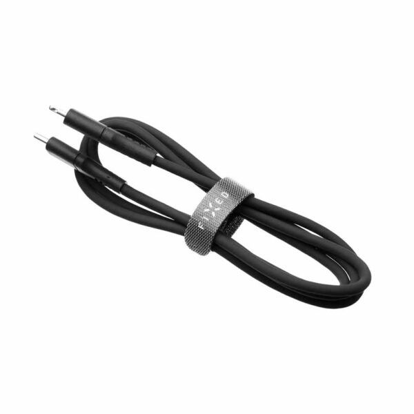 Fast flytende silikonkabel USB-C/Lightning-kabel 60W - 1,2 meter svart