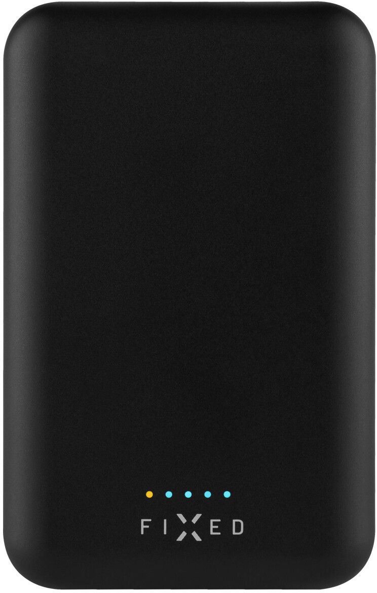 Fixed MagZen 6 Powerbank med trådløs lading - Svart