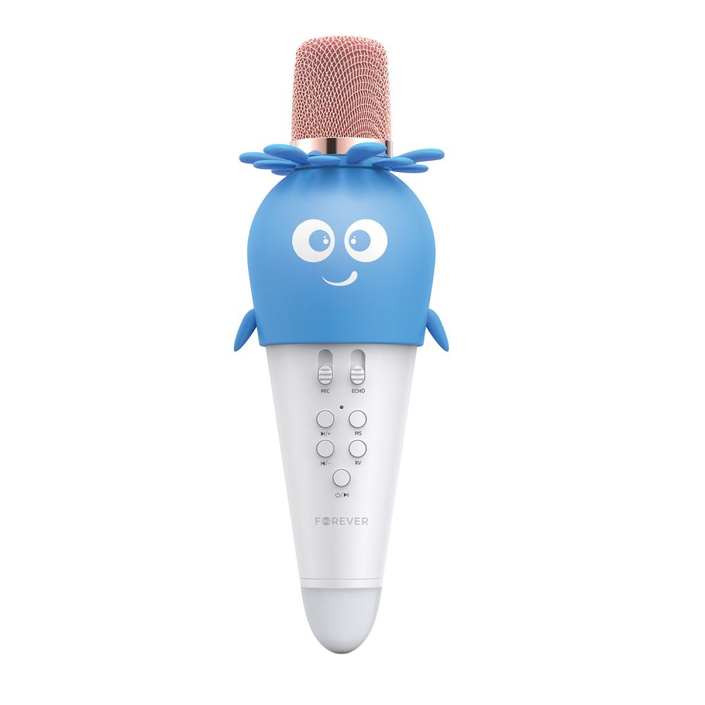 Forever Bluetooth Bloom-mikrofon - Blå