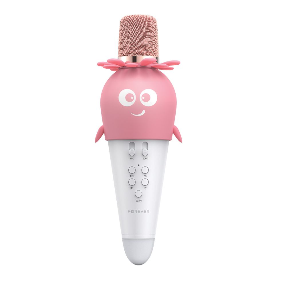 Forever Bluetooth Bloom-mikrofon - Rosa