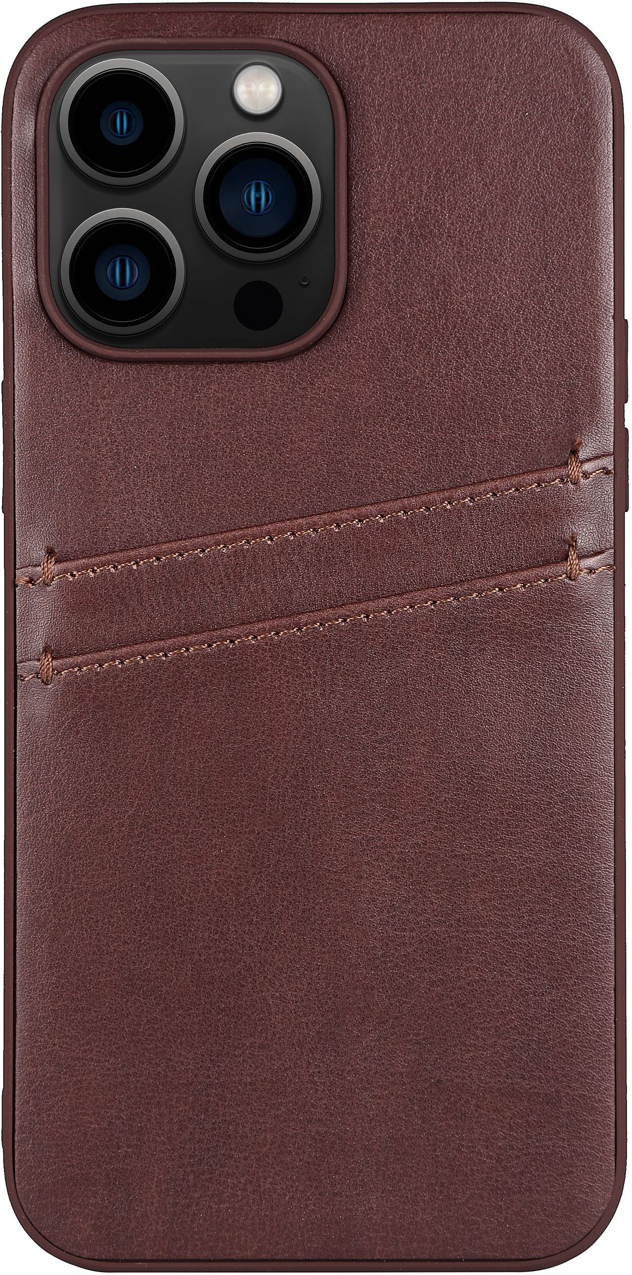 Gear Buffalo Card Cover (iPhone 14 Pro Max) - Brun