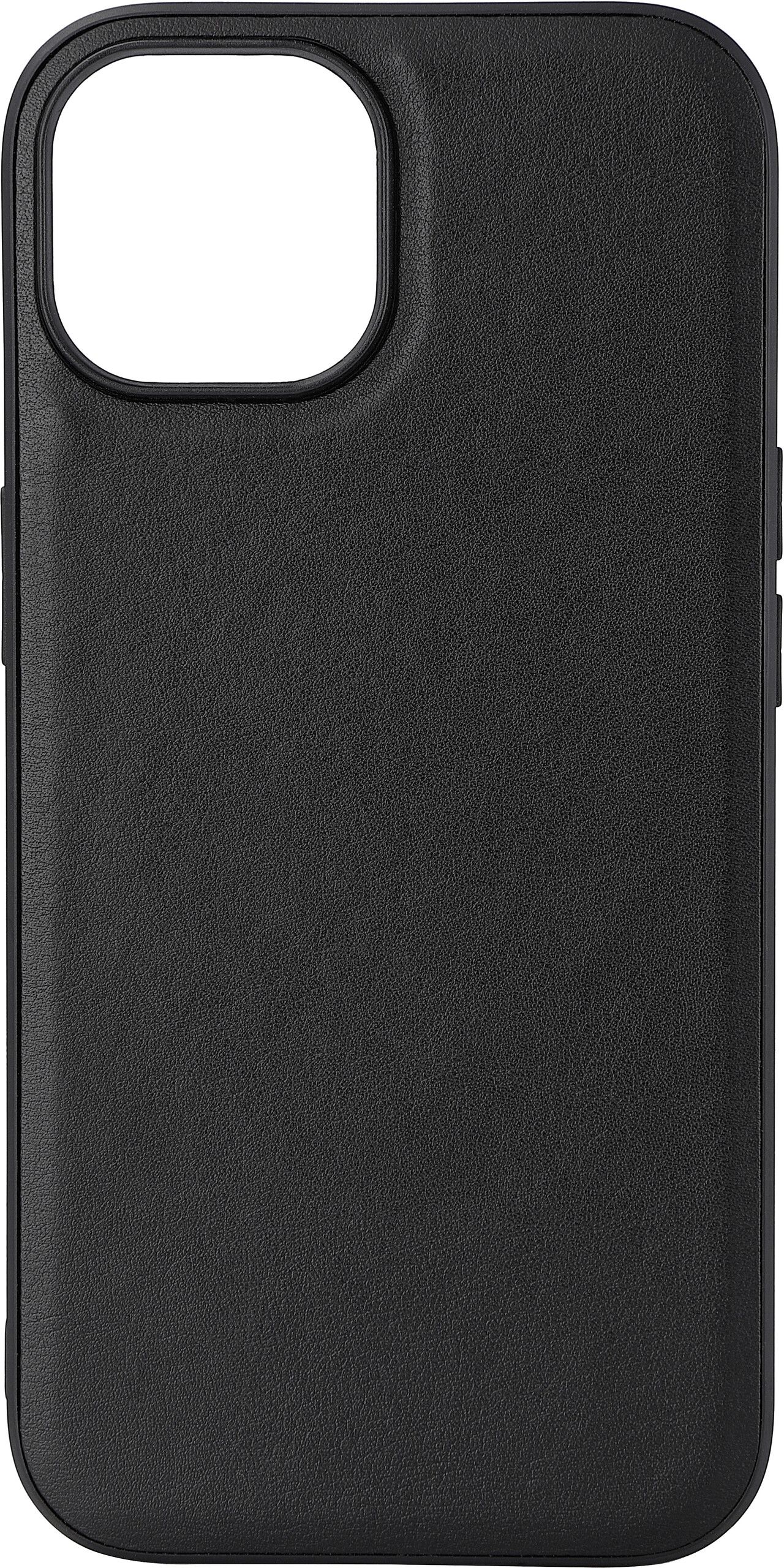 Gear Buffalo PU-deksel med MagSafe (iPhone 15) - Svart