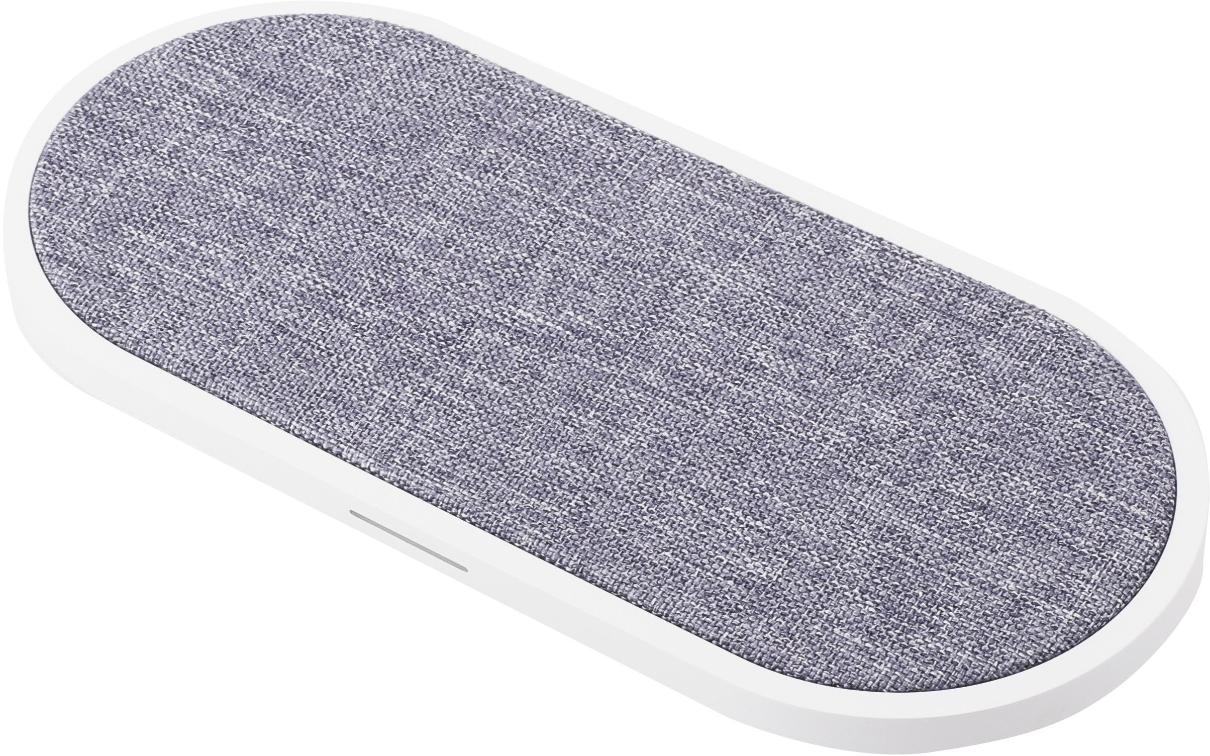 Gear GEAR Trådløs Dual Qi Lader 2x10W USB-C Slim Textil 7319926651016
