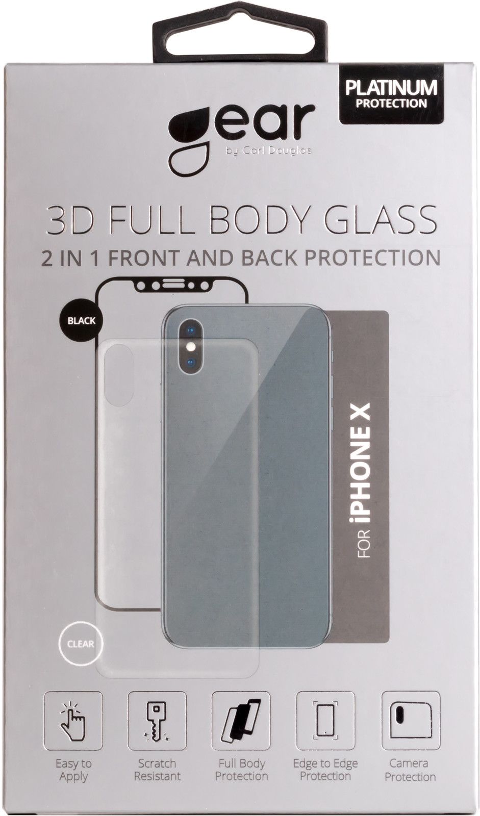 Gear Glass 3D Front & Back