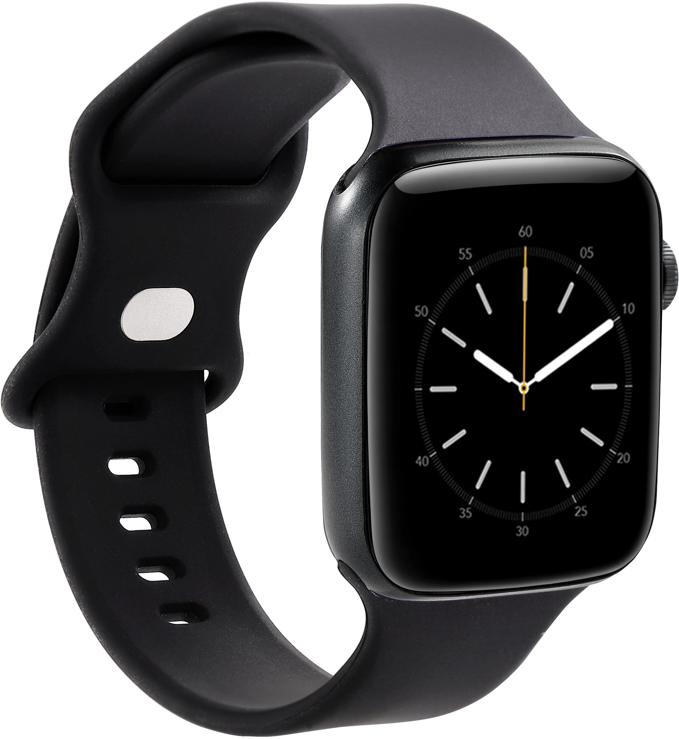 Gear Watch armbånd silikon (Watch 49/46/45/44/42mm) - Svart