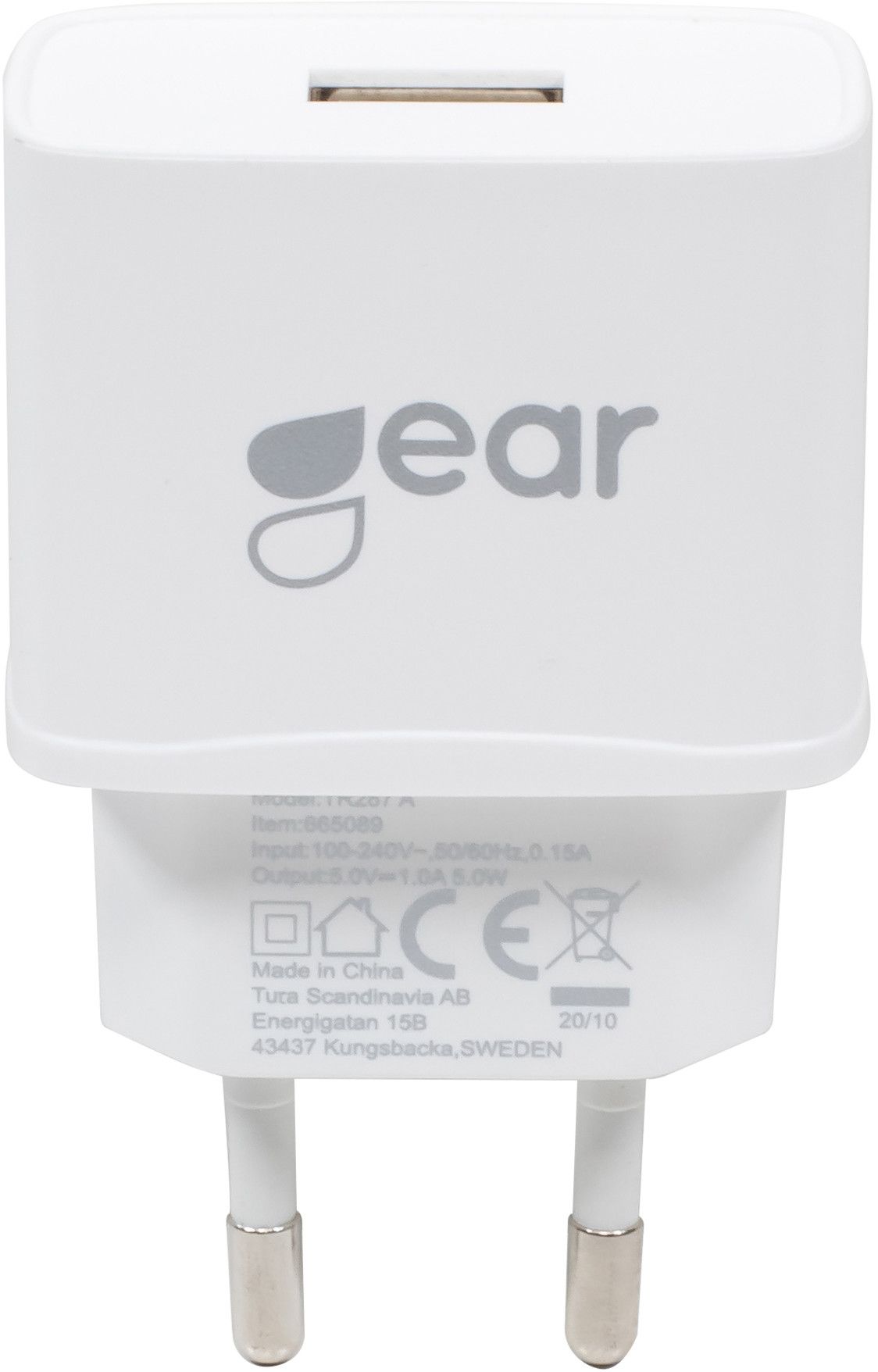 Gear Charger 220V USB-A 1A