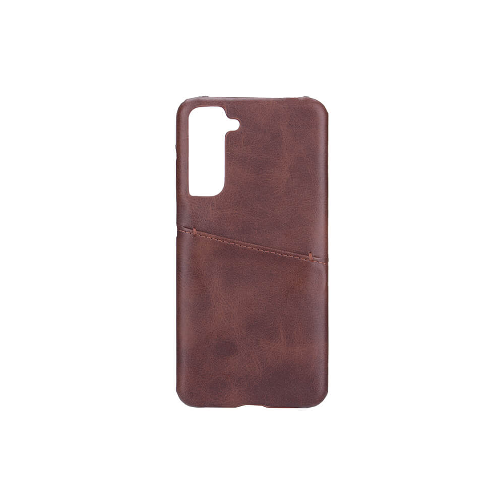 Onsala Card Case (Galaxy S21 FE) - mobildeksel - Brun